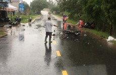 Va chạm xe máy ở Quảng Nam, 3 người chết