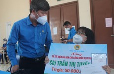 Động viên công nhân bị tai nạn lao động