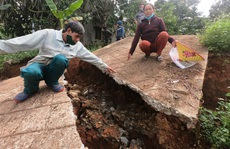 Sụt lún, trượt đất kinh hoàng ở Bảo Lộc: Thường trực Tỉnh ủy Lâm Đồng chỉ đạo 'nóng'