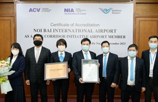 Sân bay Nội Bài được quốc tế chứng nhận bảo đảm an toàn phòng dịch