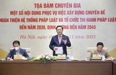 Chủ tịch Quốc hội chủ trì tọa đàm về hoàn thiện Nhà nước pháp quyền XHCN Việt Nam