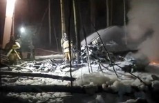 Máy bay Belarus rơi ở Nga và bốc cháy, không ai sống sót