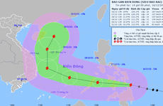 Siêu bão Rai giật trên cấp 17 đang tiến nhanh vào Biển Đông
