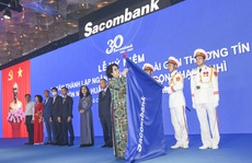 Sacombank đón nhận Huân chương Lao động hạng nhì vào dịp kỷ niệm 30 năm thành lập