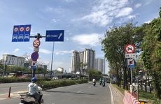 Biển báo cấm đường Võ Văn Kiệt:  Nhiều tranh cãi là chứng tỏ chưa hợp lý?