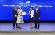ACB nhận 3 giải thưởng Chất lượng Thanh toán quốc tế xuất sắc