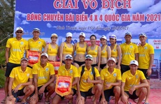 Giải vô địch bóng chuyền bãi biển 4x4 quốc gia: Nam, nữ Sanvinest Khánh Hòa vô địch