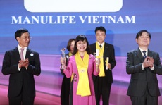 Manulife Việt Nam nhận giải thưởng Rồng Vàng