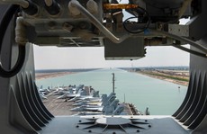 Nhóm tàu sân bay Mỹ lần đầu qua kênh đào Suez sau giải tỏa