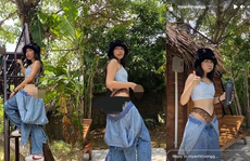 Con gái diva Mỹ Linh lên tiếng khi bị chỉ trích khoe mông