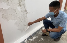 Khu nhà hơn  17 tỉ cho người tâm thần chưa nghiệm thu đã hư hỏng