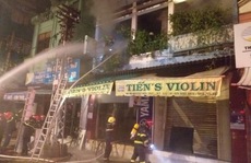 Cháy nhà 4 tầng trên đường Nguyễn Thiện Thuật, quận 3 - TP HCM