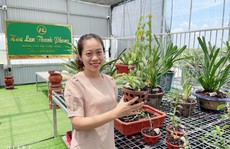Bà chủ vườn lan trăm loài Thùy Linh chia sẻ bí quyết trồng lan