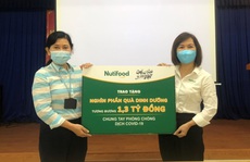Nutifood và Ông Bầu trao tặng sản phẩm dinh dưỡng trị giá 1,3 tỉ đồng cho CBNV ngành y tế TP HCM