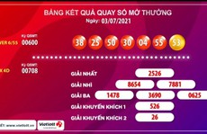 Vé Vietlott trúng độc đắc 53,5 tỉ đồng bán ở Hà Nội