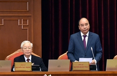 Chủ tịch nước Nguyễn Xuân Phúc điều hành phiên khai mạc Hội nghị Trung ương 3