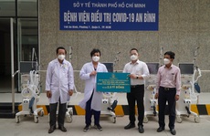 TP HCM tặng trang thiết bị chống dịch cho Trung tâm cấp cứu 115 và Bệnh viện An Bình