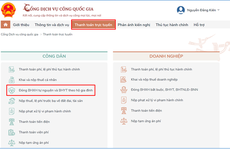 Hướng dẫn đóng BHXH tự nguyện, gia hạn thẻ BHYT theo hộ gia đình trên Cổng Dịch vụ công Quốc gia