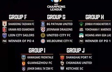 AFC Champions League: HAGL rơi vào bảng 'tử thần'