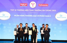 Nam A Bank  - Top 10 thương hiệu tăng trưởng ấn tượng 2022