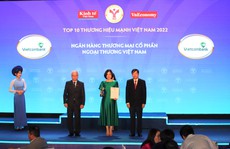 Vietcombank 9 lần liên tiếp có mặt Top 10 Thương hiệu mạnh Việt Nam