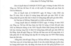TP HCM lên tiếng về nhân sự đội tuyển cờ tướng