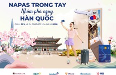 Khám phá Hàn Quốc - NAPAS ưu đãi hoàn tiền lên đến 1 triệu đồng cho du khách Việt