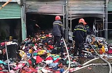 Cháy kèm tiếng nổ tại chợ Tân Lập, TP Thủ Đức