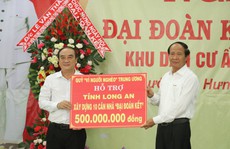 Phó Thủ tướng Lê Văn Thành dự ngày hội đại đoàn kết toàn dân tộc tại Long An