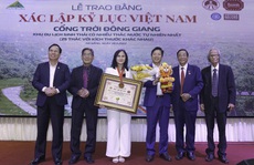 Khu du lịch Cổng Trời Đông Giang lập kỷ lục Việt Nam