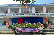 CapitaLand Development hỗ trợ dinh dưỡng học đường, nâng cấp công trình vệ sinh trường học