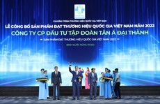 Tân Á Đại Thành lần thứ 5 liên tiếp đạt Thương hiệu Quốc gia