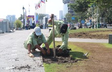 Thông tin mới vụ thảm cỏ tại công viên Bến Bạch Đằng bị hư hại nặng sau lễ hội ẩm thực