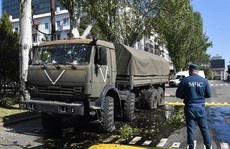Xe chở quân gặp nạn ở Cộng hòa Nhân dân Donetsk tự xưng