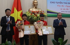 2 người hùng của đội tuyển bóng đá nữ được vinh danh tại Quảng Ngãi