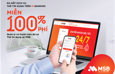 MSB bổ sung tính năng quản lý và thanh toán thẻ tín dụng trực tuyến cho doanh nghiệp
