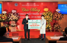 Vietcombank trao tặng 5 tỉ đồng cho Bệnh viện Đa khoa Xanh Pôn