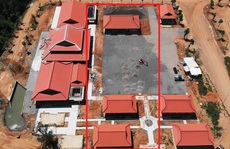 Sai phạm hàng loạt, dự án Khu du lịch tâm linh Đại Tùng Lâm Hoa Sen vẫn thi công rầm rộ