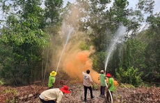 VWS-LA tập huấn phòng cháy chữa cháy rừng