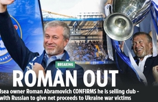 Tỉ phú Roman Abramovich rao bán Chelsea, định giá 3 tỉ bảng
