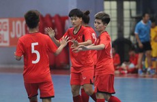 Tuyển futsal nữ Việt Nam quyết tâm lấy 'vàng'
