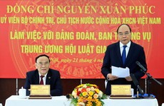 Chủ tịch nước làm việc với Hội Luật gia Việt Nam