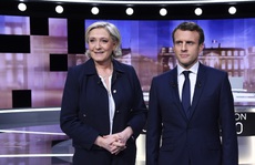 Bầu cử Pháp: Ông Macron và bà Le Pen tranh luận gay gắt về Nga, EU