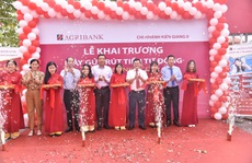 Agribank Kiên Giang II khai trương máy CDM tại huyện Châu Thành