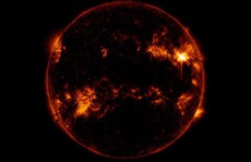 NASA chụp được cảnh 'tia lửa cuồng nộ' từ Mặt Trời bắn trúng Trái Đất