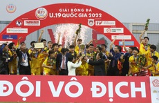 Ghi 2 bàn trong 1 phút, Hà Nội FC vô địch Giải U19 quốc gia 2022