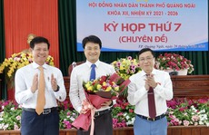 Ông Trà Thanh Danh giữ chức Chủ tịch UBND TP Quảng Ngãi