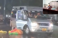 Tước giấy phép tài xế vụ nhóm du khách vứt áo mưa giữa đường ở Phú Quốc