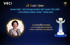 Chủ tịch Tập đoàn BRG lần thứ 5 vinh dự nhận danh hiệu 'Nữ doanh nhân Việt Nam tiêu biểu - Cúp Bông Hồng Vàng'
