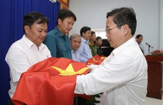 Lồng ghép cờ Tổ quốc vào xây dựng không gian văn hoá Hồ Chí Minh tại xã đảo Thạnh An
